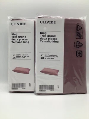 Juego de 2 - Funda de Almohada IKEA ULLVIDE King 200 TC, Rosa Oscuro 404.700.94 Foto 1 de 3