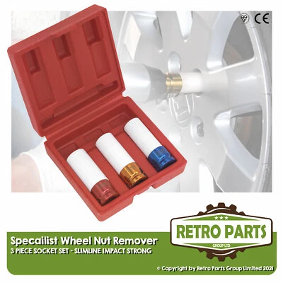 Radmutter Bolzen Entfernen Steckdose Für Lotus Tiefe Stud Werkzeugset 17-19-21Mm Foto 1 de 4