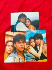 Shah Rukh Madhuri Rare Vintage Postcard Post Card India Bollywood 3pc
