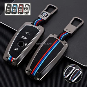 Zinc Alloy Car Key Fob Case Cover For BMW 3 5 7 Series X2 X5 F20 F21 F30 F31 F25 - Picture 1 of 17