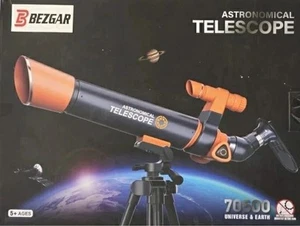 BEZGAR Astronomical Telescope 70mm Aperture 500mm Refractor Telescope BRAND NEW - Picture 1 of 6