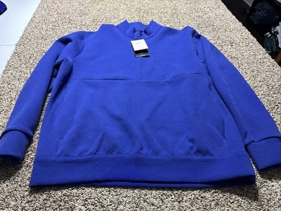 Sudadera Nike 24.7 ImpossablySoft Dri-FIT para hombre talla L azul real profundo 1/2 cremallera Foto 1 de 4