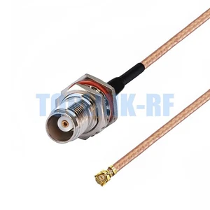 IPX/U.FL UFL to TNC Female Jack Bulkhead Nut RF Pigtail Jumper RG178 Coax Cable - Picture 1 of 4