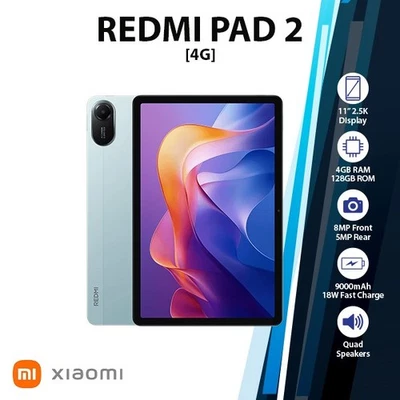 Xiaomi Redmi Pad 2 4G Android PC Tablet (GREEN/4GB+128GB/Wi-Fi+4G/Octa Core) - Image 1 of 4