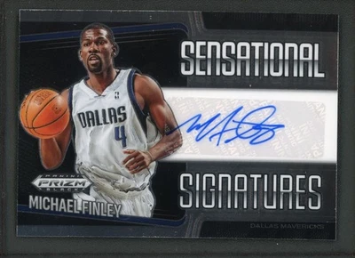 2024-25 MICHAEL FINLEY AUTOGRAFADO PANINI PRIZM PRETO ASSINATURAS SENSACIONAIS AUTÓGRAFOS - Imagem 1 de 2