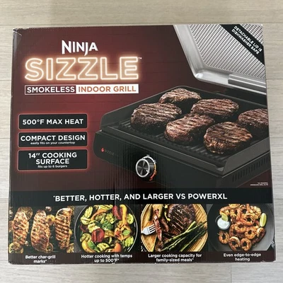 Parrilla interior sin humo Ninja GR100 Sizzle **NUEVA EN CAJA** Foto 1 de 4