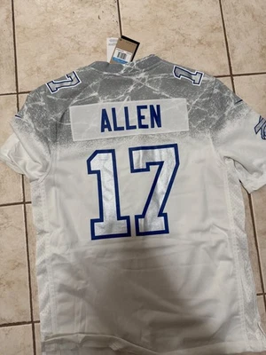Men's Nike Josh Allen White Buffalo Bills 2025 Rivalries Collection Game Jersey - Image 1 of 4