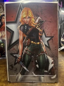 GI JOE #10 JAMIE TYNDALL 616 COMICS Virgin MATTE FOIL B LTD 750 Spine Tick - Picture 1 of 3