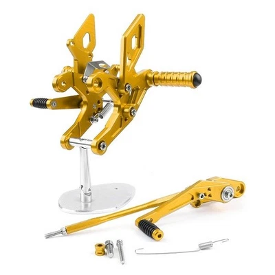 Adjustable Rearsets Foot Rest Pegs Rear Set For Honda CBR500R CB500F 16-17 GD #3 - Image 1 of 4