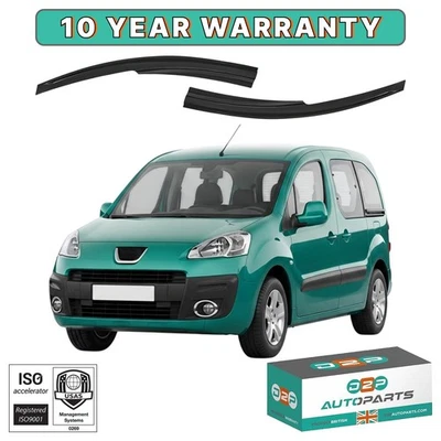 WIND DEFLECTORS SET FOR PEUGEOT PARTNER TEPEE 2008-2018 MK2 (2PCS) - Image 1 of 4