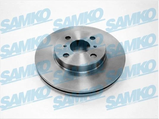 SAMKO 2X Disque De Frein Avant Ventilé Pour Toyota Yaris Verso Van Kasten P2 - Photo 1/1
