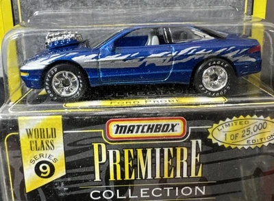 1996 Matchbox Premiere Collection Series 9 - Ford Probe Vintage Sealed On Card - Image 1 of 3