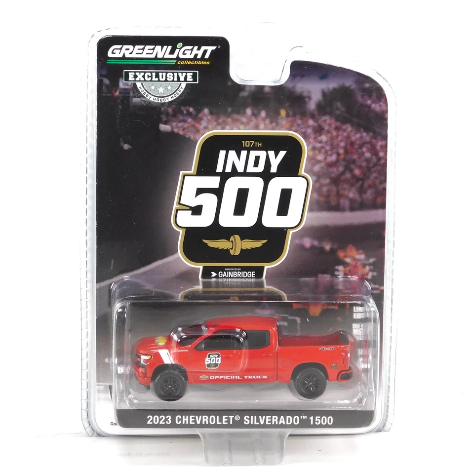 Chevrolet Silverado 107th Indy 500 Greenlight 2023 exclusivo de hobby 1:64 Foto 1 de 1