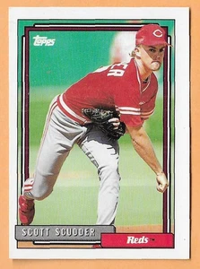 SCOTT SCUDDER CINCINNATI REDS #48 - TOPPS NM-MT 1992 - Picture 1 of 2