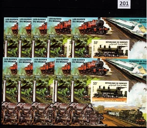 EE. UU. 10X DJIBOUTI - MNH - IMPERF - FERROCARRILES - TRENES - 1985 - Imagen 1 de 1