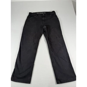 Pantaloni da lavoro Duluth Trading Co. Flex Fire Hose HD vestibilità rilassata uomo taglia 34x32 neri - Foto 1 di 10