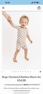 Little One Shop Checkered Bamboo Pajamas - Picture 1 of 2