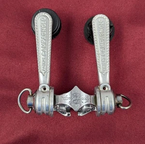 Campagnolo Record Downtube Shifter Set 1970s Clamp-On Alloy/Steel 28.6mm Clamp - Picture 1 of 5