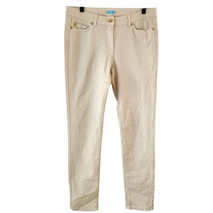 J. McLaughlin Lexi Jeans hellbraun beige Stretch Hose Chino Karriere Damen 10 - Bild 1 von 9