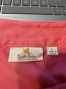 QUACKER FACTORY VERZIERTE TUNIKA BOHO HIP MOD ETWAS GLITZER HOT PINK TOP L - Bild 1 von 24