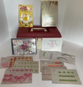 Wilton Cake Decorating Kit Tool Caddy Tips Set LOT - Picture 1 of 17