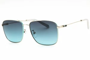 FILA SFI456 0579 Sunglasses Palladium Frame Blue Gradient Lenses 58mm - Picture 1 of 4