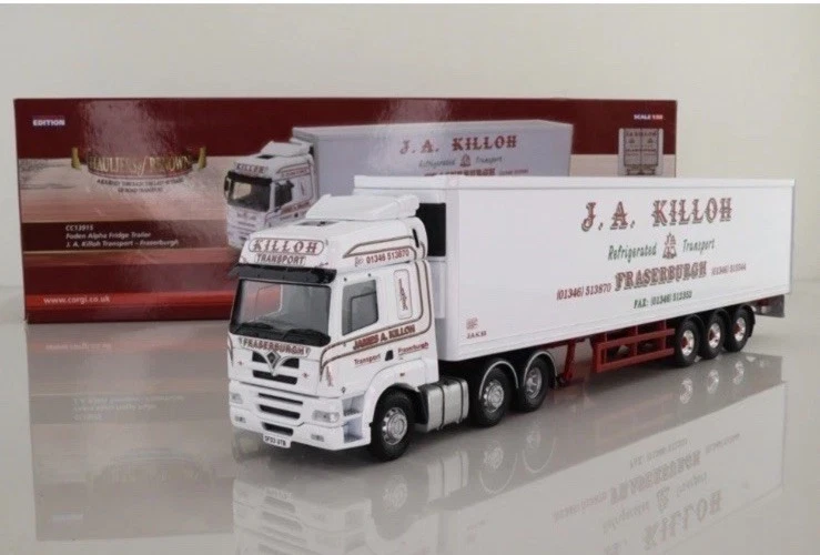 Corgi Modern Truck CC13915 Foden Alpha Fridge J A Killoh 1/50 - Image 1 of 1