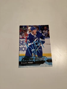 Brayden Point signiert 2016 Oberdeck junge Waffen #205 Tampa Bay Blitz!!! - Bild 1 von 1