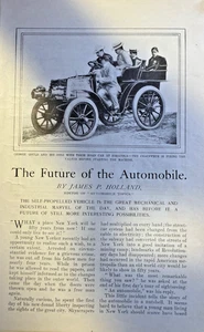 1903 Future of the Automobile Early Motor Cars illustrated - Picture 1 of 6