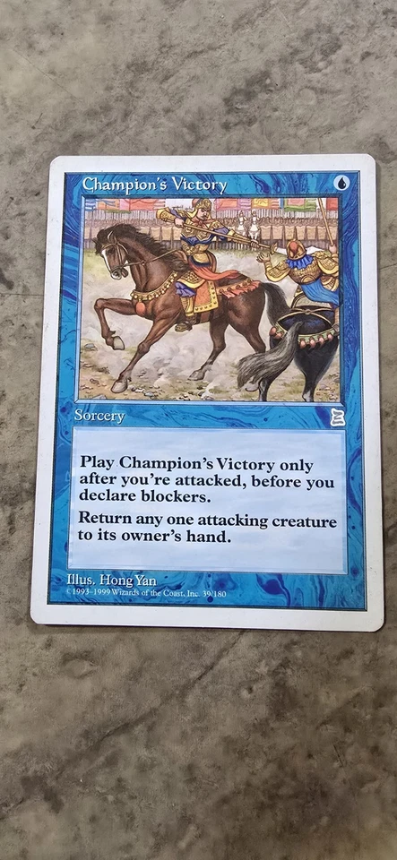Champion's Victory Portal Three Kingdoms Regular Soecery Rare MTG - Image 1 of 1