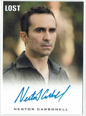 Lost Archives 2010 Auto Autograph Card Nestor Carbonell as Richard Alpert - Image 1 of 2