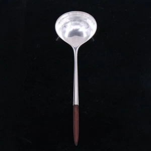 Hans Bunde / Cohr. Sterling Silver & Rosewood Gravy Ladle. - 1960s - Picture 1 of 2