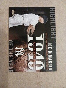 2015 Topps Baseball Highlight of the Year Joe DiMaggio New York Yankees #H-41
