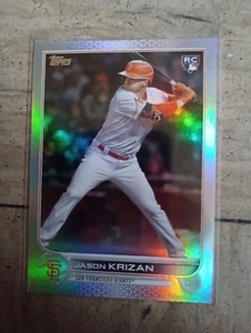 2022 Topps Update Series Jason Krisan Silver Rookie Card - Picture 1 of 2