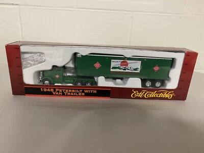 Ertl 1948 Peterbilt With Van Trailer-Railway Express Agency- 1/87-Made 1997-New - Image 1 of 4