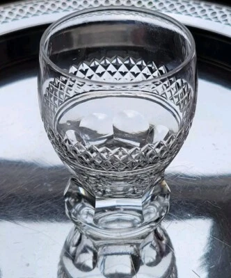 Fine Quality IMPERIAL Cut  6oz Tumbler/Whisky Fluted Lower Base  Stuart Crystal - Image 1 of 4