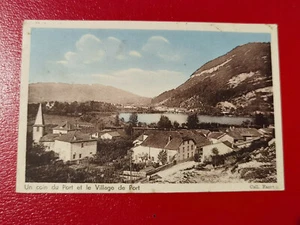 CPA 01 Un Coin du Port et Le Village de Port - Imagen 1 de 2