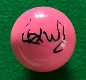 Zhao Xintong Hand Signed Pink Snooker Ball Snooker Autograph - Picture 1 of 1