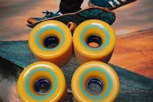 Longboard Skate Board Piezas Plumeros California Ruedas 71 mm - Imagen 1 de 7