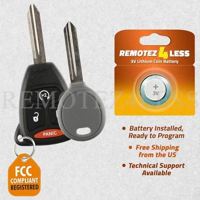 For 2007 2008 2009 2010 2011 2012 2013 2014 2015 Jeep Wrangler Remote Key Set Foto 1 de 4