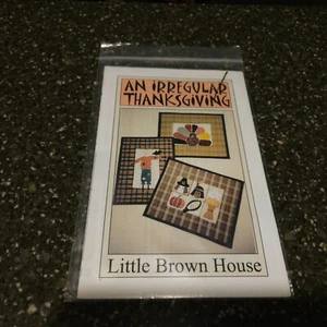 An Irregular Thanksgiving Wallhanging Quilt Pattern Little Brown House Patterns - Picture 1 of 2