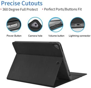 iPad Keyboard Case for iPad 10.2-Inch 2019, iPad Air 10.5, iPad Pro 10.5 2017 -  - Picture 1 of 6