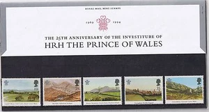 GB SG 1810-1814 MNH COMO NUEVO Paquete de Presentación 245 1994 Investidura Príncipe de Gales - Imagen 1 de 1