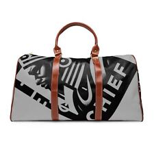 "Stylish & Durable Personalized Travel Bag - High-Grade Waterproof Nylon Brown 