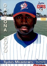 2000 Daytona Cubs Grandstand #17 Tydus Meadows Milledgeville Georgia GA Card