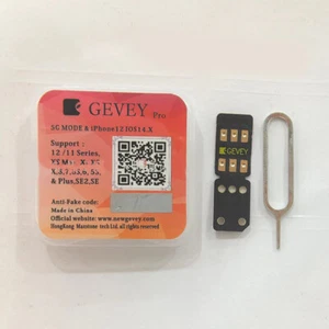 1Pc Gevey PRO Unlocking Card Sticker For iphone 6s-7-8-X-XSM-11-13PM - Zdjęcie 1 z 6