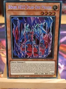 Böser Held Dead-End Prison SUDA-DE002 Secret Rare Deutsch NM YUGIOH - Bild 1 von 1