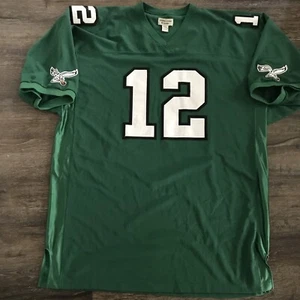 PHILADELPHIA EAGLES Jersey 4XL 58 DOGMA Vintage #12 Stitched Logo NFL RARE Mesh - Picture 1 of 7