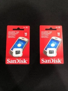 SanDisk 16GB Class 4 microSD micro SD SDHC microSDHC Memory Flash Card Retail - Photo 1 sur 3