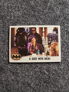 1989 Topps Batman Movie Trading Card #69 Date With Vicki - Picture 1 of 2